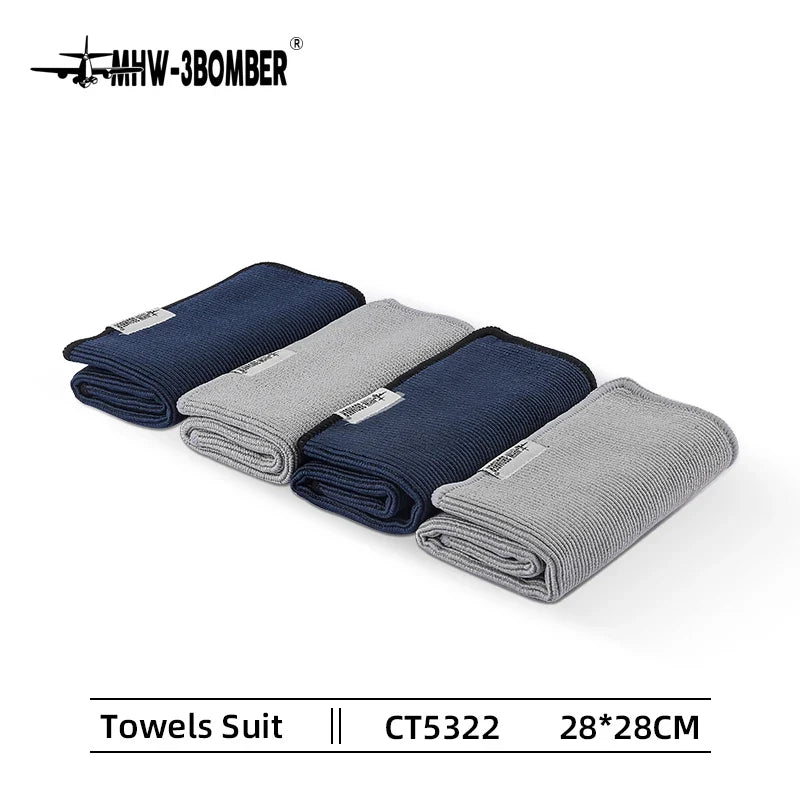 MHW-3BOMBER Coffee Bar Square Towels Barista Cleaning Cloths Professional Espresso Maker Tools Home Kitchen Accessories
