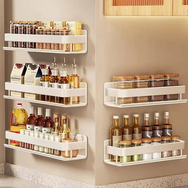 Aluminum Wall-Mounted Spices Rack