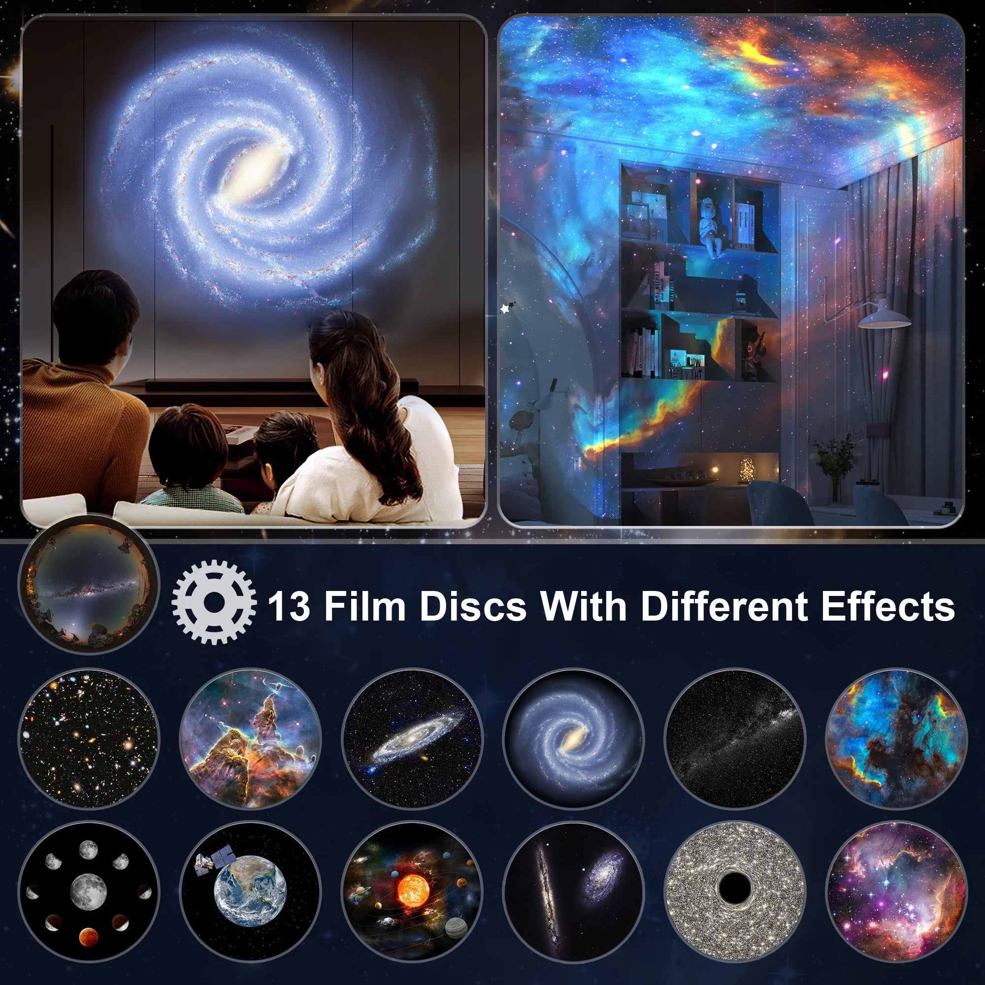 Galaxy Projector Starry Sky Light