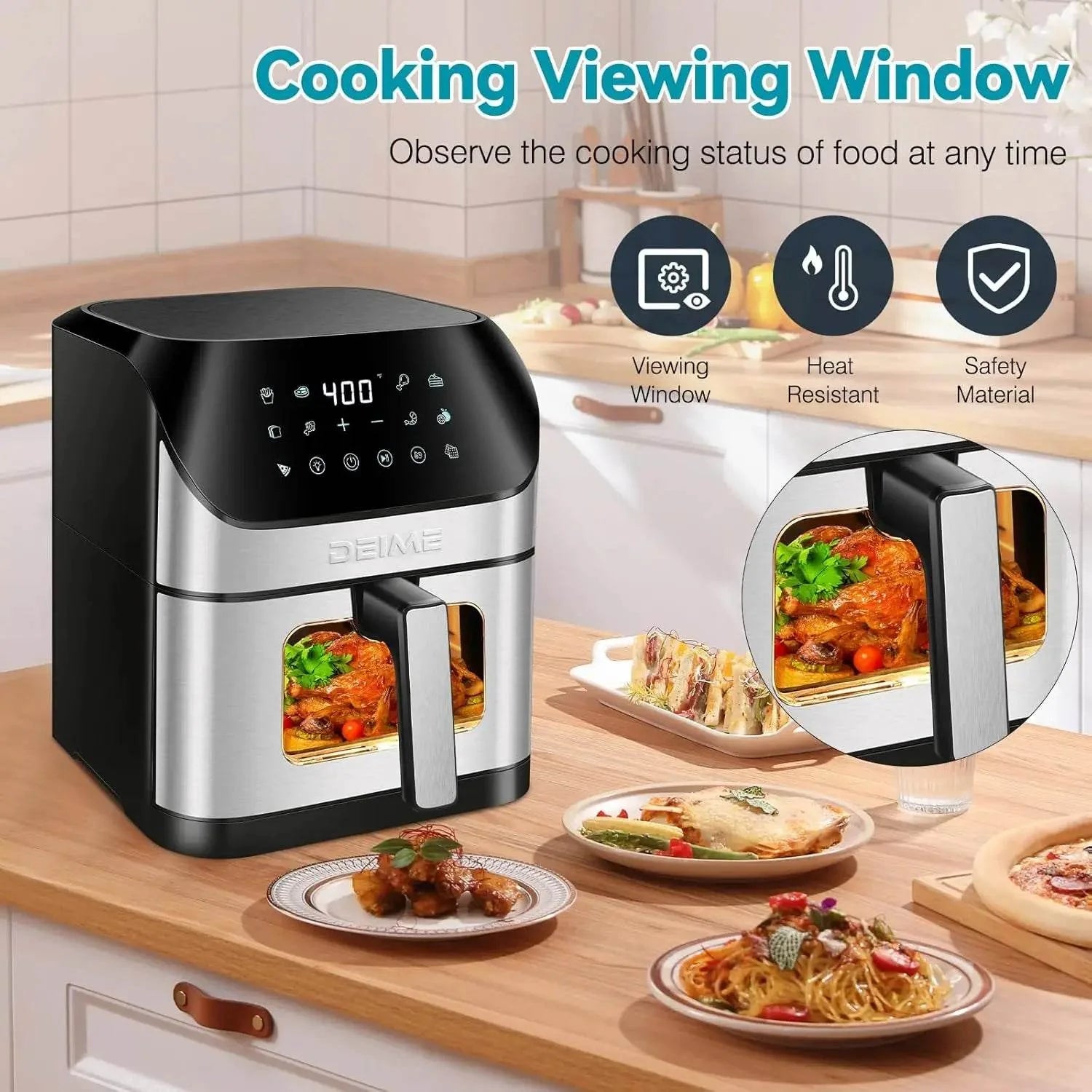 6.2QT Large Capacity Air Fryer