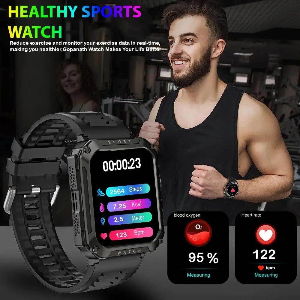 Mens Smart Watch with Bluetooth Call For Android