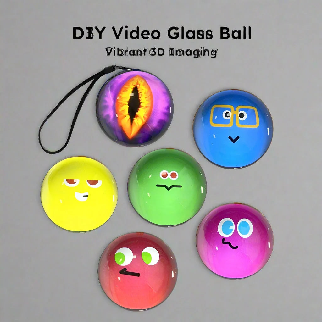 🔮 3D Crystal Ball Digital Video Album