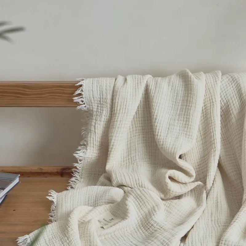 Cotton Gauze Throw Blanket