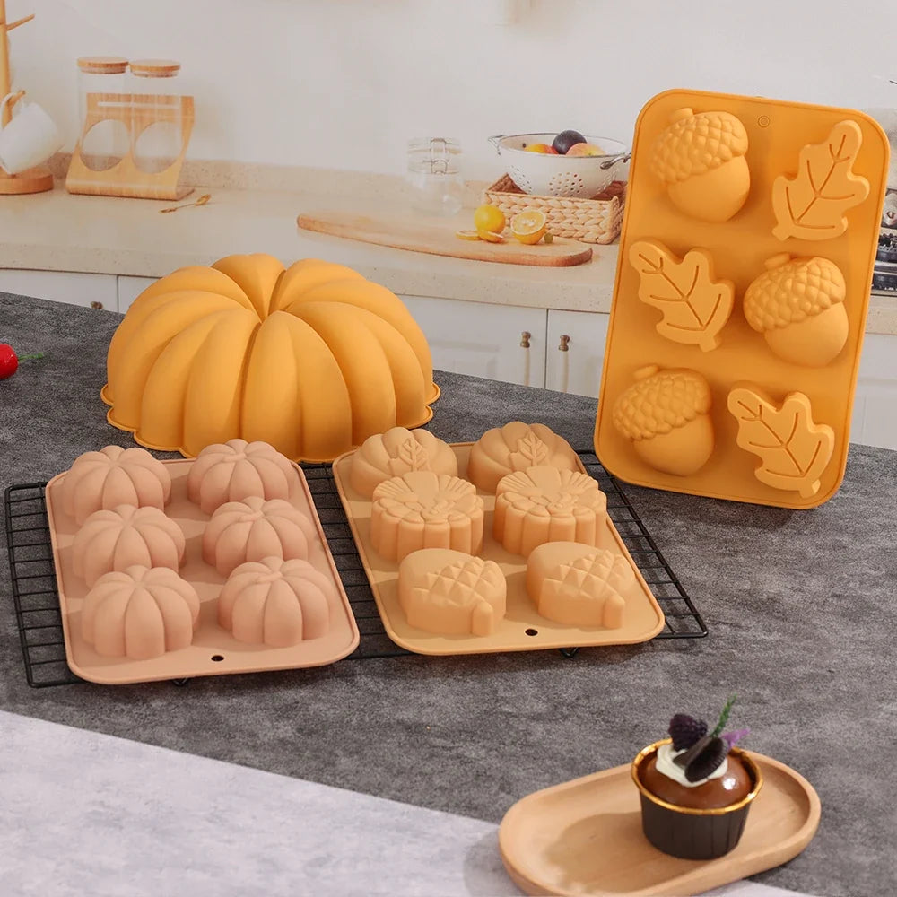 3D Pongal Love Heart Silicone Baking Mold