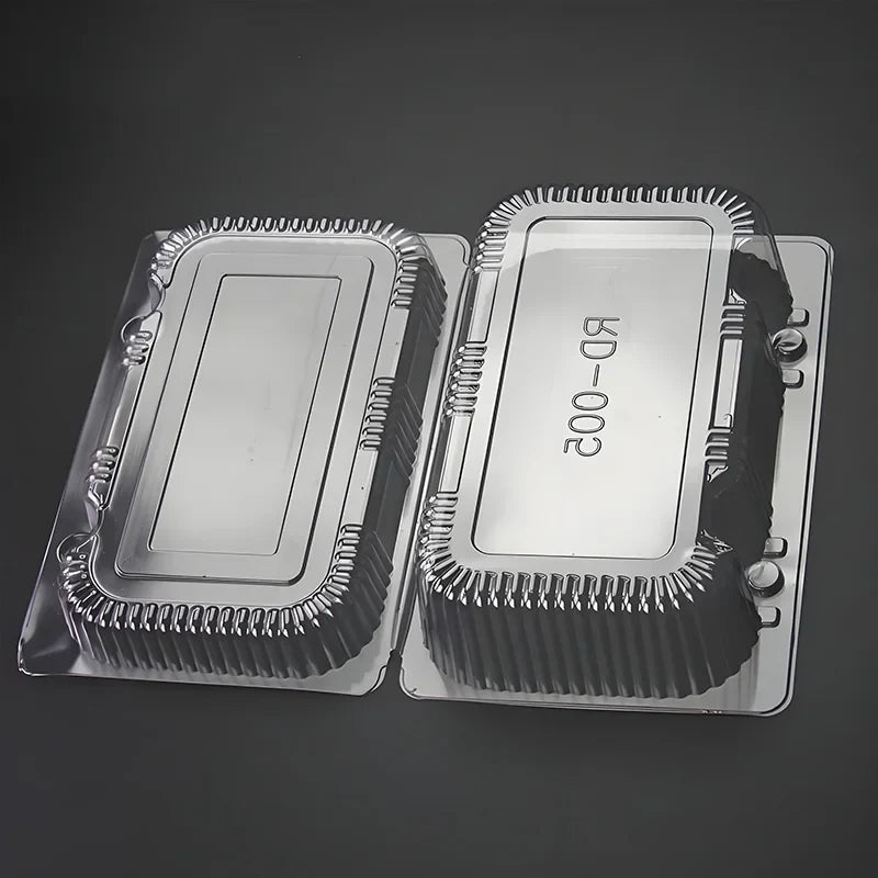 50 & 100 Pack Disposable Pastry Boxes - Super Bowl Dessert Containers for Cupcakes & Cookie Gifting