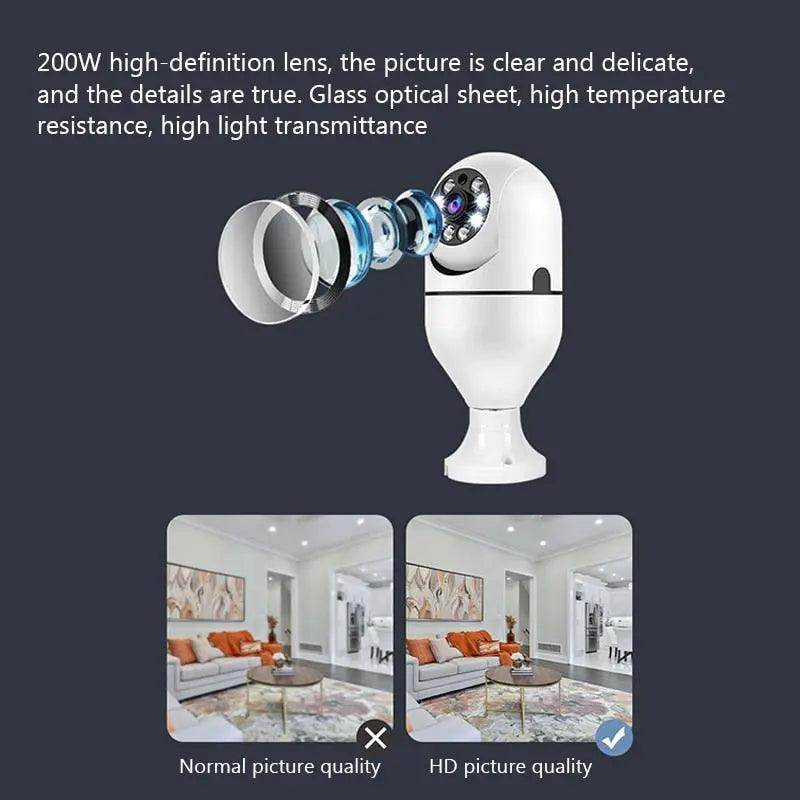 Bulb Wireless security camera Smart Home Security