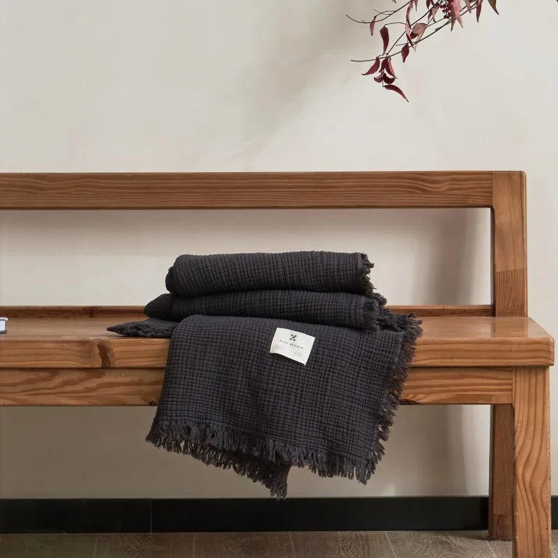Cotton Gauze Throw Blanket