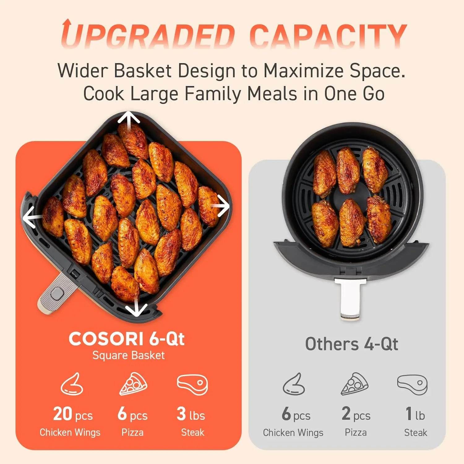 6-Quart Digital Air Fryer with TurboBlaze Technology