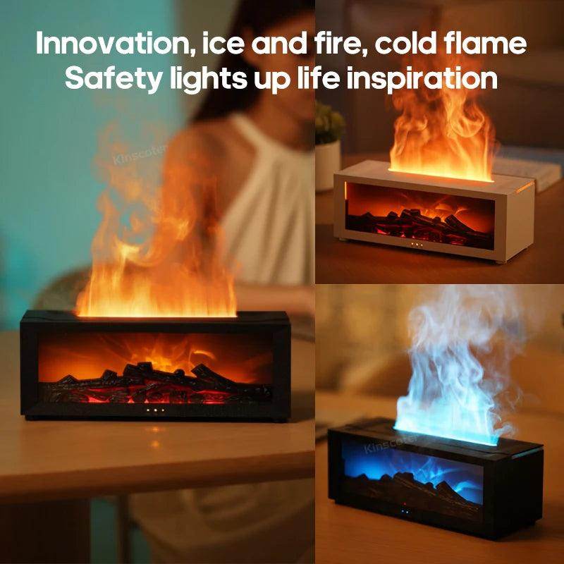 Fireplace Flame effect aroma diffuser
