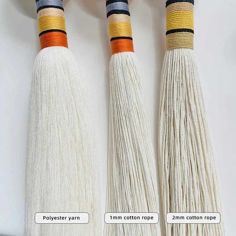 Macrame Ball Wall Hanging – Boho Handwoven Sculpture