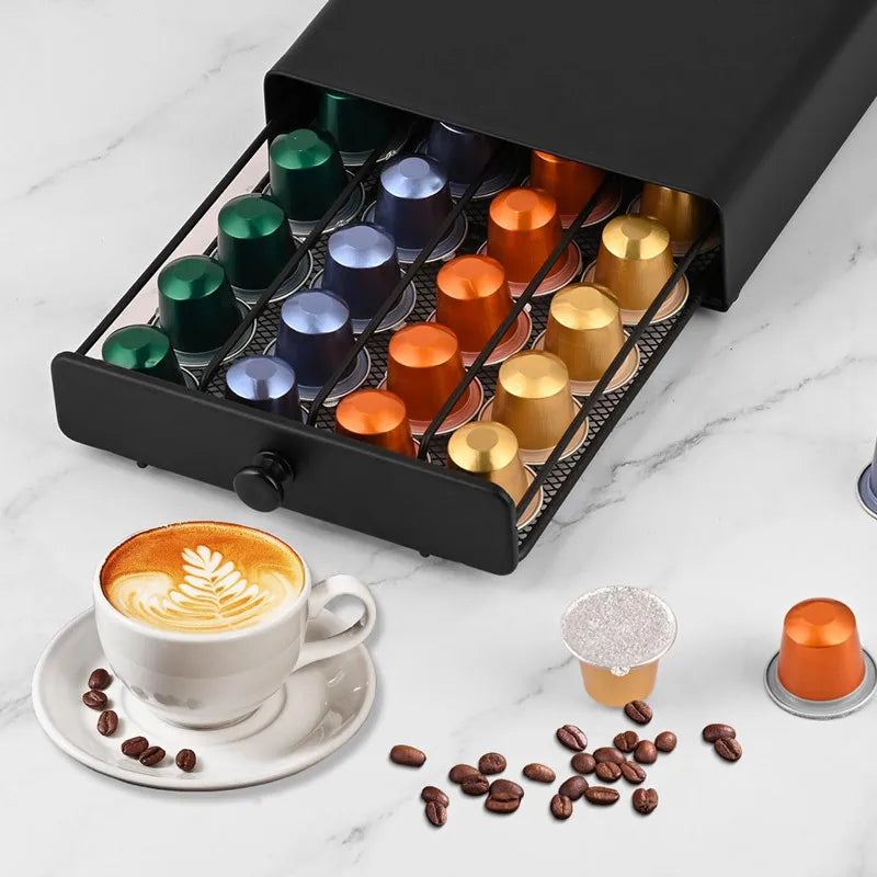 ☕ 40 Nespresso Pods Coffee Drawer Holder