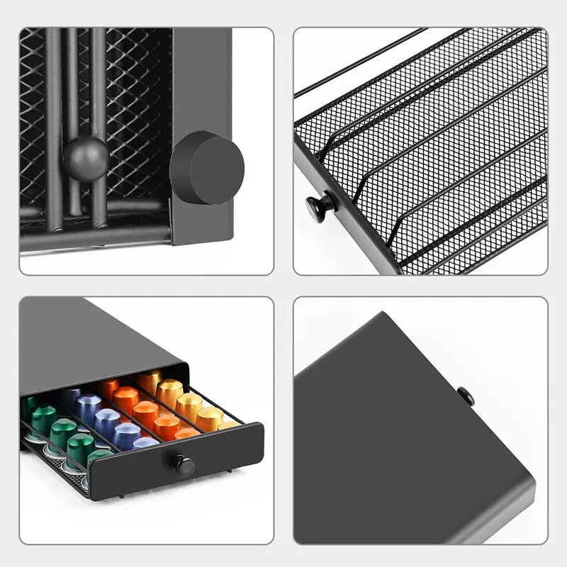 ☕ 40 Nespresso Pods Coffee Drawer Holder