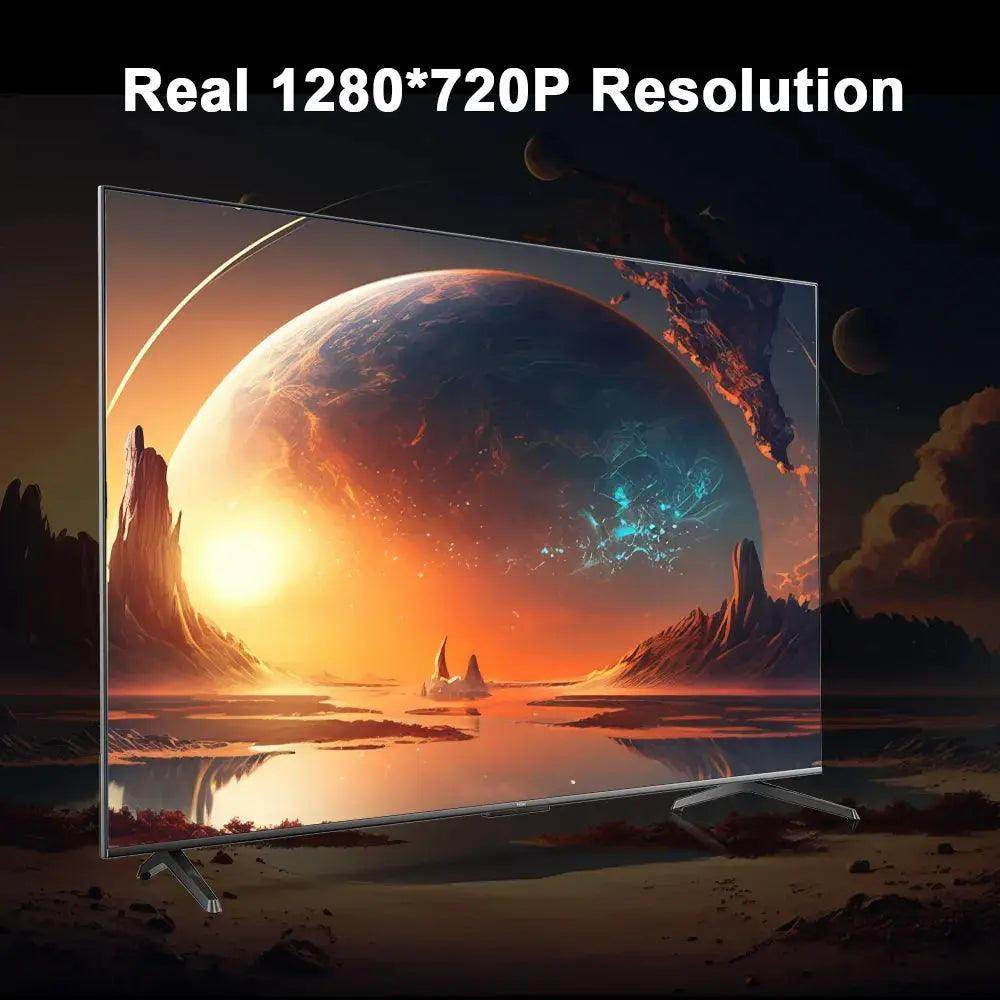 Mini Outdoor Portable Projector 4K 1280x720P 300 ANSI Android