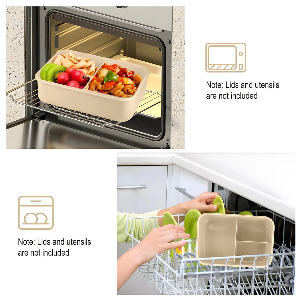 40oz Bento Box - 3-Tier Meal Prep Kit ✔FDA Food-Grade & LeakGuard™ (Office/Gym Essentials)