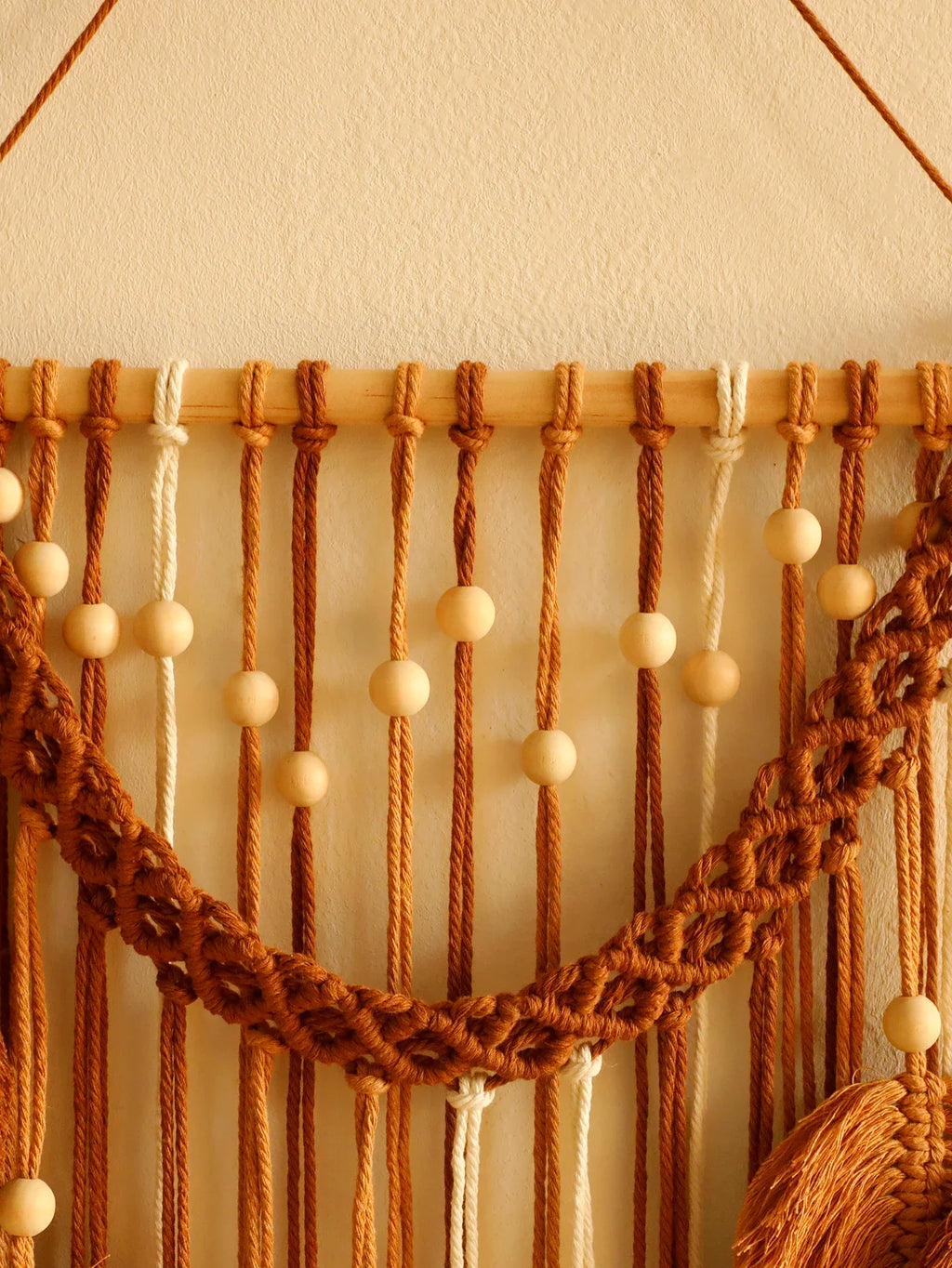 Leaves Hand-Woven Macrame Tapestries