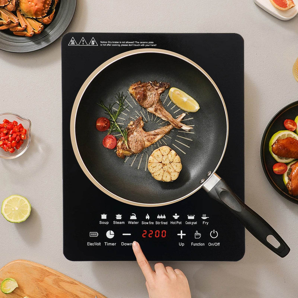 Portable Kitchen Countertop Induction Cooktop Burner