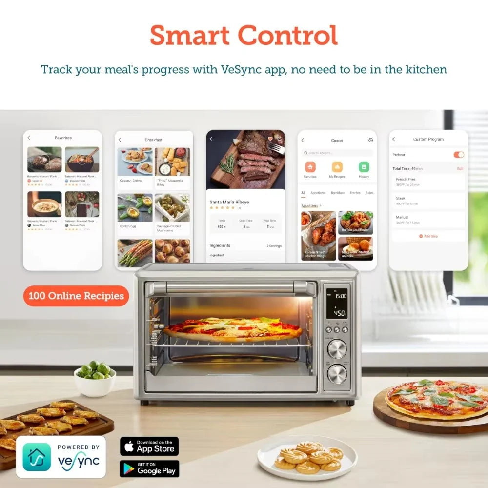 13-in-1 Air Fryer Toaster Oven Combo – Ships in 48H from the US