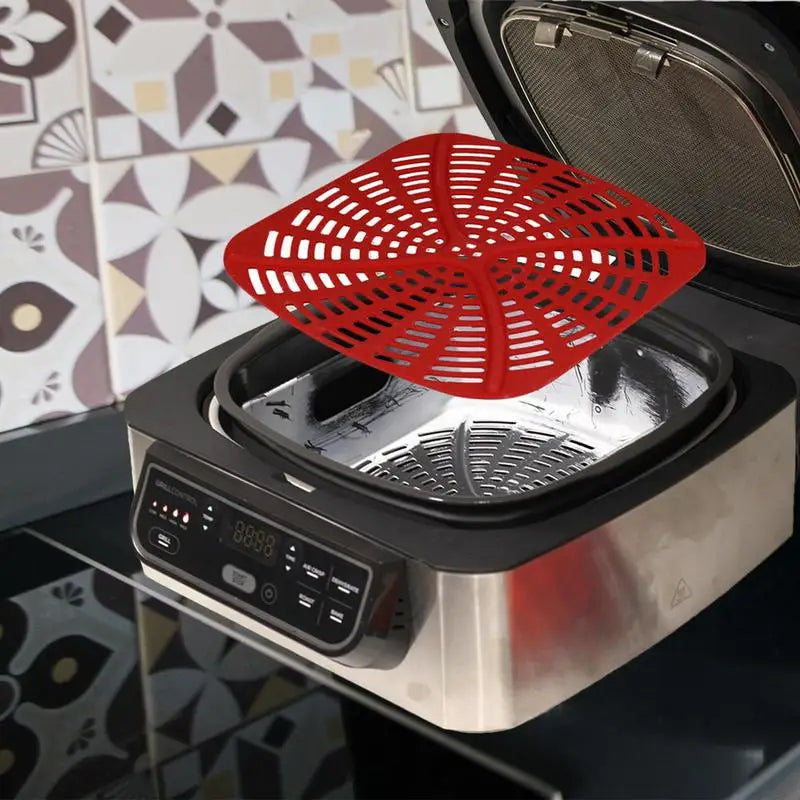 Silicone Mat For Oven Reusable Silicone Liners Food-Grade Silicone Mat For Ninja Ag301 Non-stick Heat Resistant Accessories