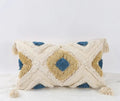 Hand-Embroidered Boho Tufted Decorative Pillowcase