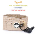 🔥 Heating Waist Massager Belt – Vibration & Inflatable Heated Back Support