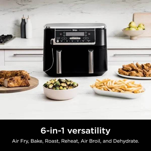 Dual Basket Air Fryer XL – 10-Quart 6-in-1 Limited Stock – Ships in 24H
