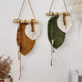Handmade Macramé Leaf Wall Hanging