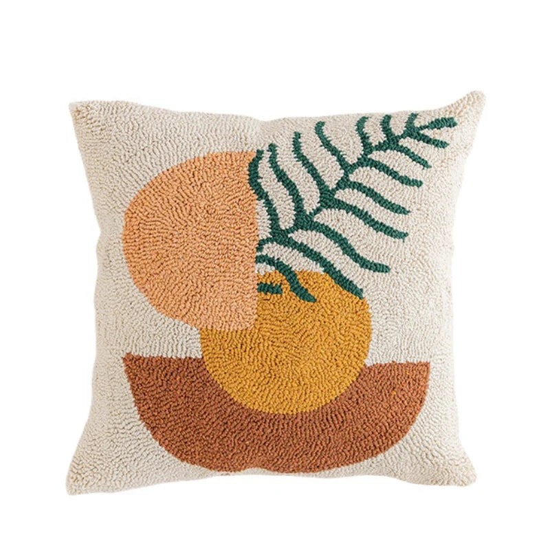 Abstract Tufted Landscape & Nature-Inspired Pillow Covers