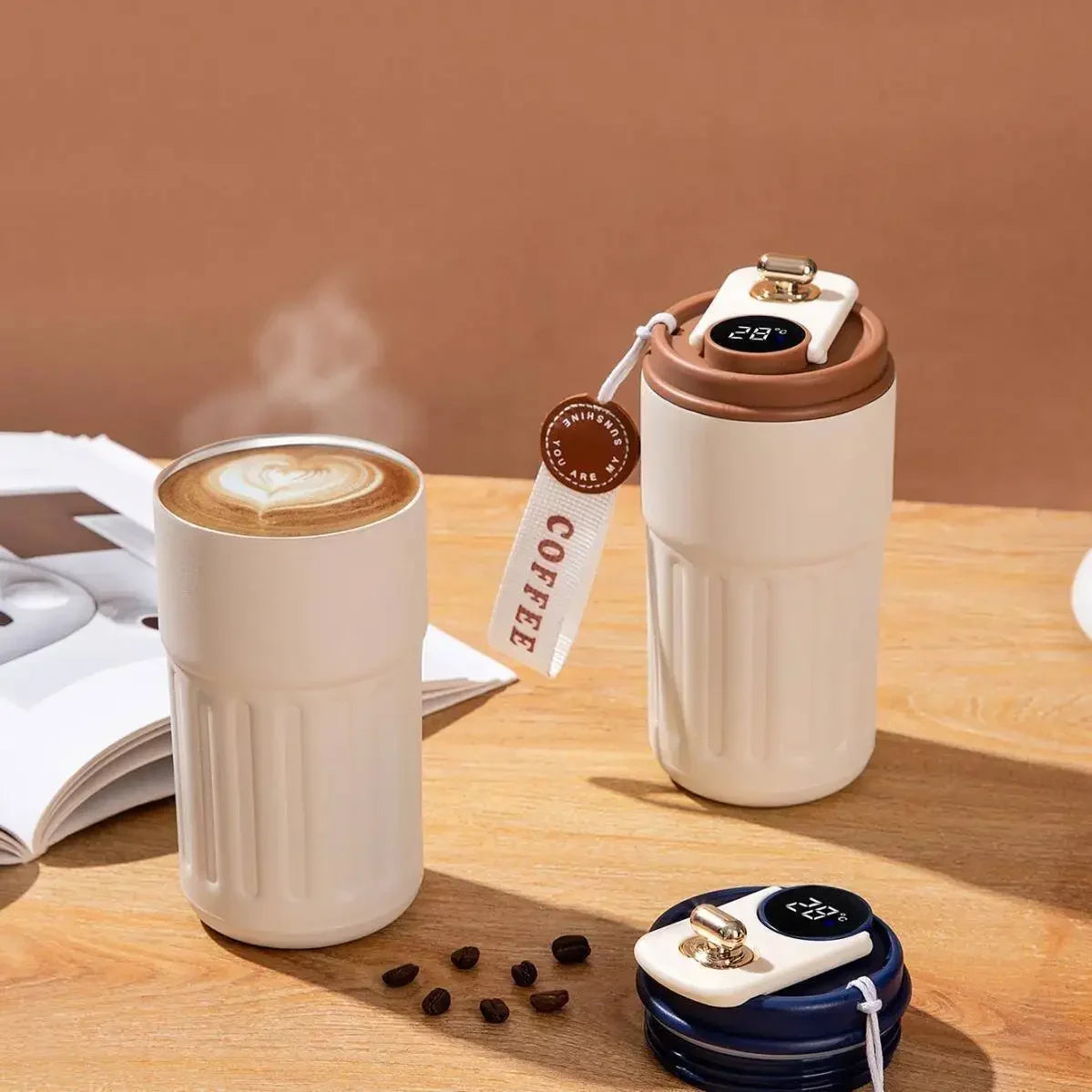 LED Display Smart Thermos Bottle – Hot & Cold Flask