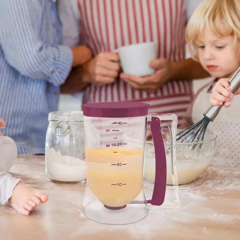 Hand-Held Batter Dispenser Pancake Batter Dispenser Batter Separator Bakeware For Cupcakes Waffles Pancakes Baking Supplies