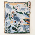 Abstract Woven Nature Throw Blanket
