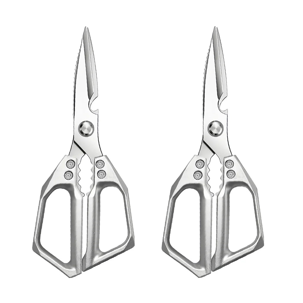 Stainless Steel Kitchen Shears Multifunctional Stainless Steel Kitchen Tools Cutting Vegetables Meat Fish Food Scissors