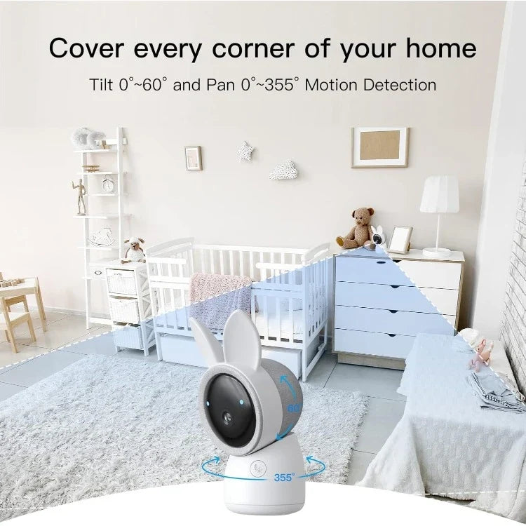 📸 Arenti 4MP 360° PTZ Wi‑Fi Baby & Pet Camera