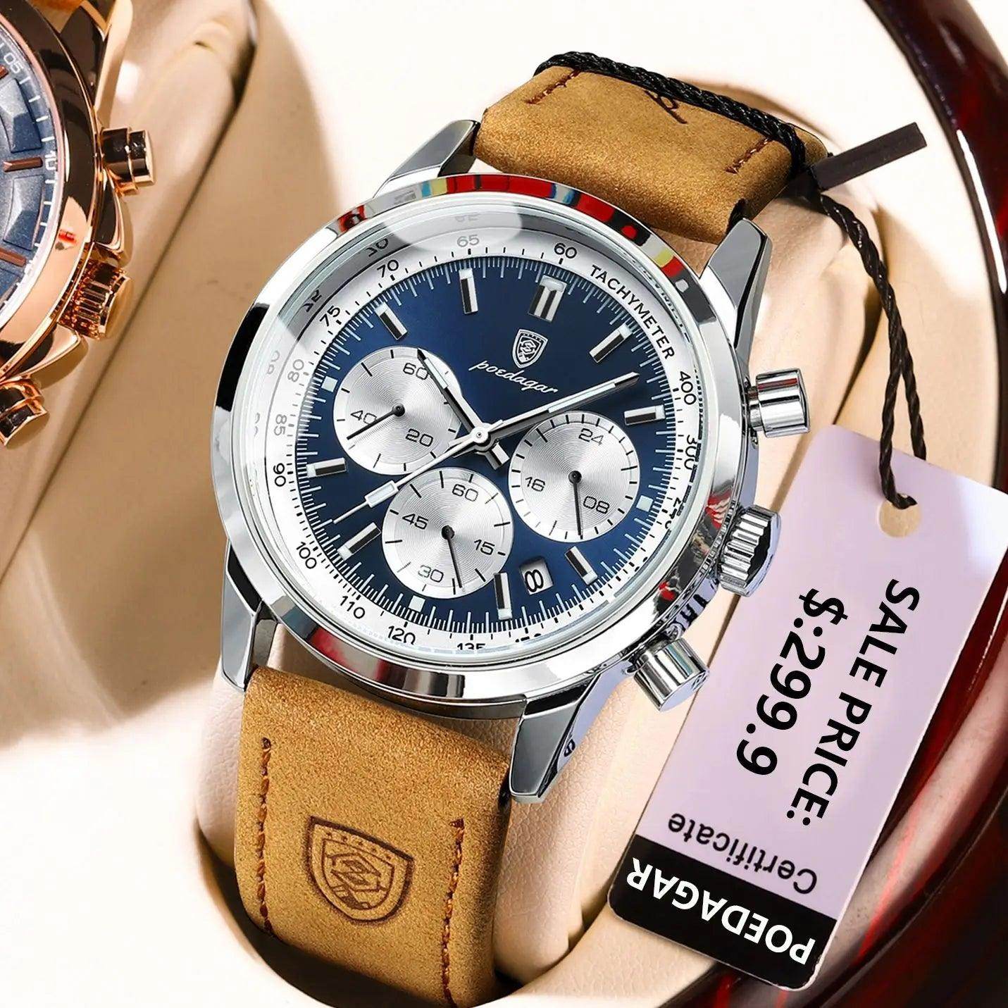 Luxury Mens Watch High Quality Waterproof Men's Wristwatch