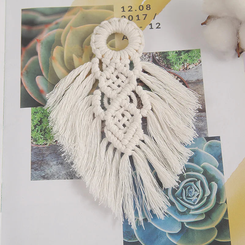 Boho Macrame Cotton Rope Wall Hanging