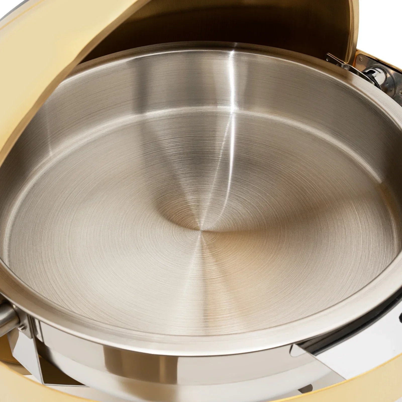 BYMAOCAR Round Chafing Dish Buffet Set 6.3 QT, Roll Top Stainless Steel Buffet Warmer Chafers with Food and Water Trays