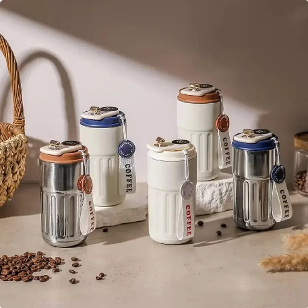 LED Display Smart Thermos Bottle – Hot & Cold Flask
