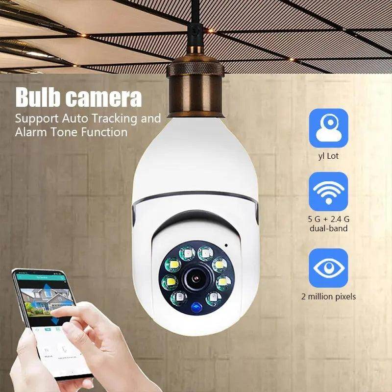 Bulb Wireless security camera Smart Home Security