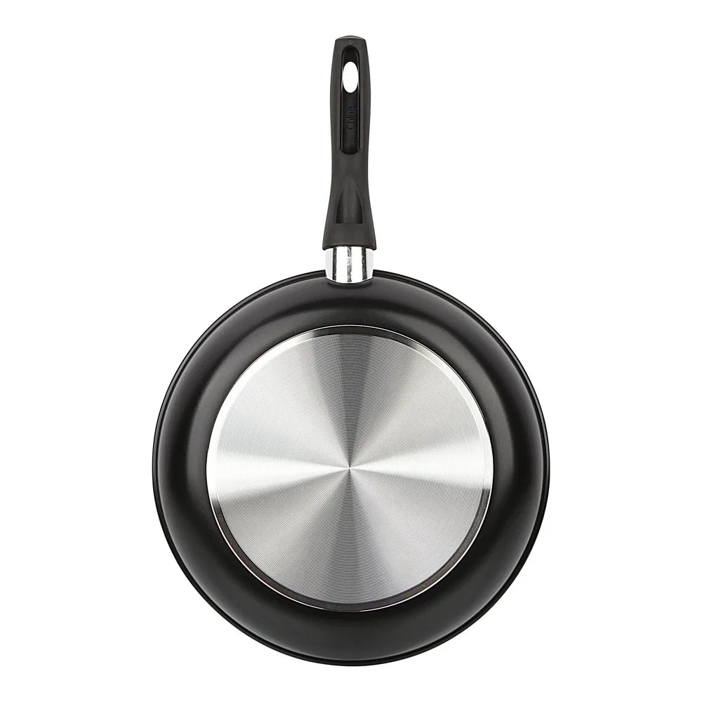 3Piece NonStick Aluminum Skillet Set Lightweight Skillets Dishwasher Safe Easy Cleanup CoolTouch Handles Versatile Cookware