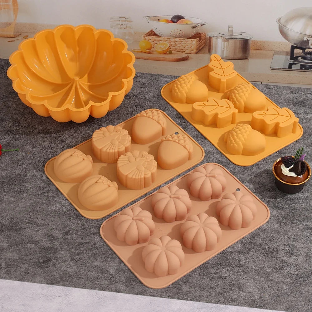 3D Pongal Love Heart Silicone Baking Mold