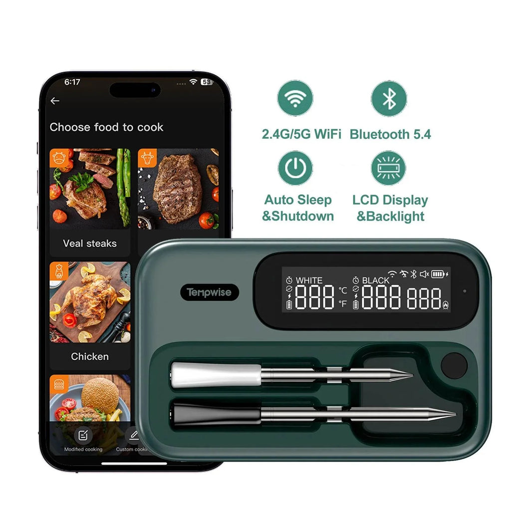Wireless Meat Thermometer – Smart BBQ Probe