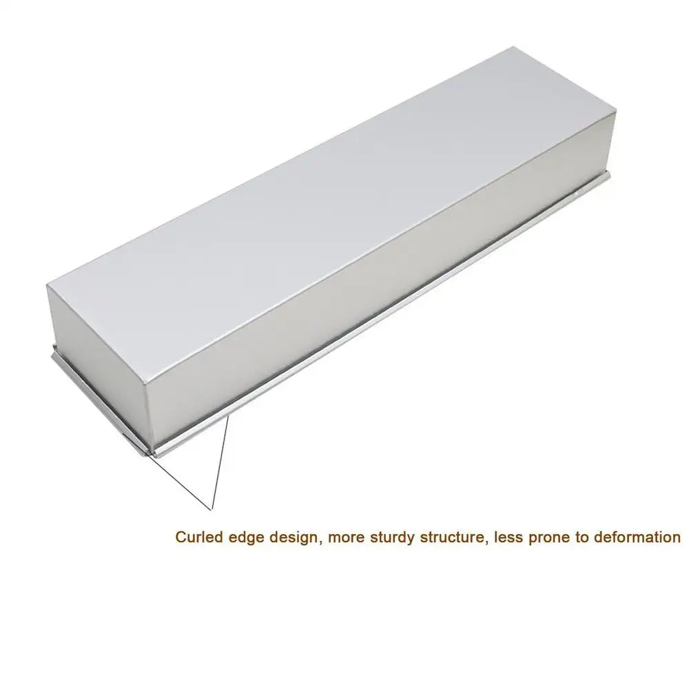 Aluminum Alloy Rectangle Tiramisu Cake Mold – Professional Baking Pan for Desserts, Layered Cakes, Pastries & Kitchen Use