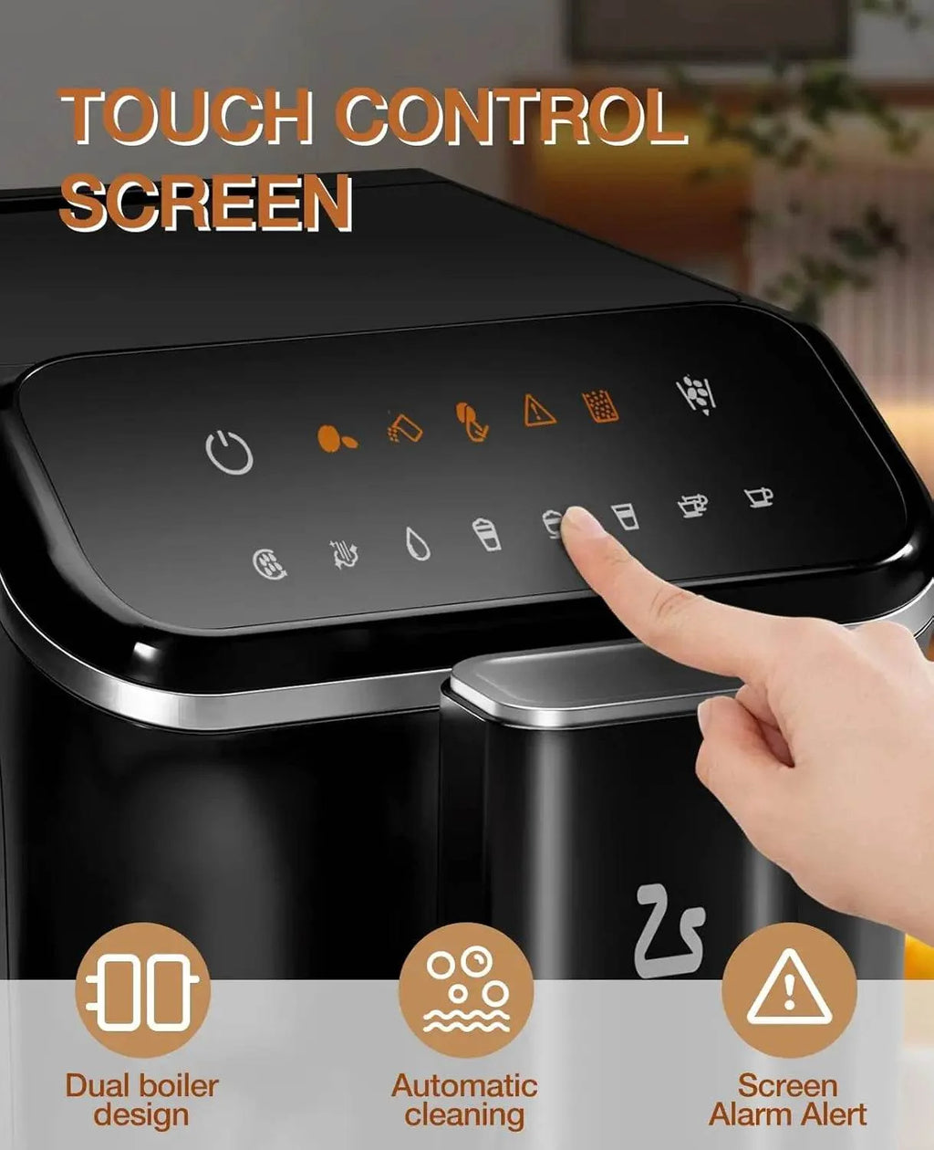 Fully Automatic Espresso Machine – 20-Bar Coffee Maker
