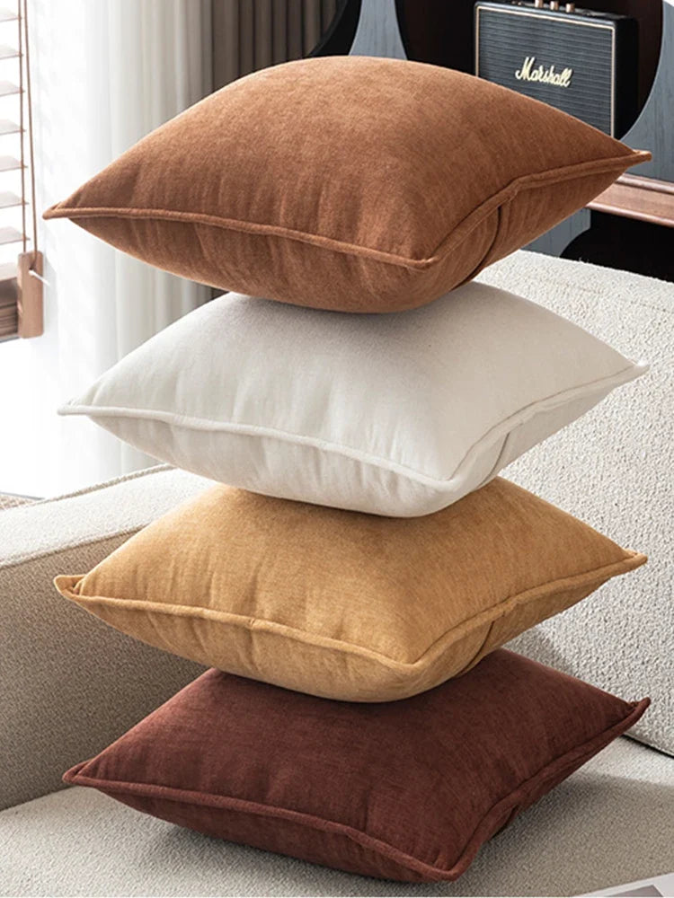 Retro Chenille Throw Pillow Cover