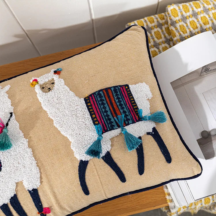 Bohemian Embroidered Throw Pillow Covers