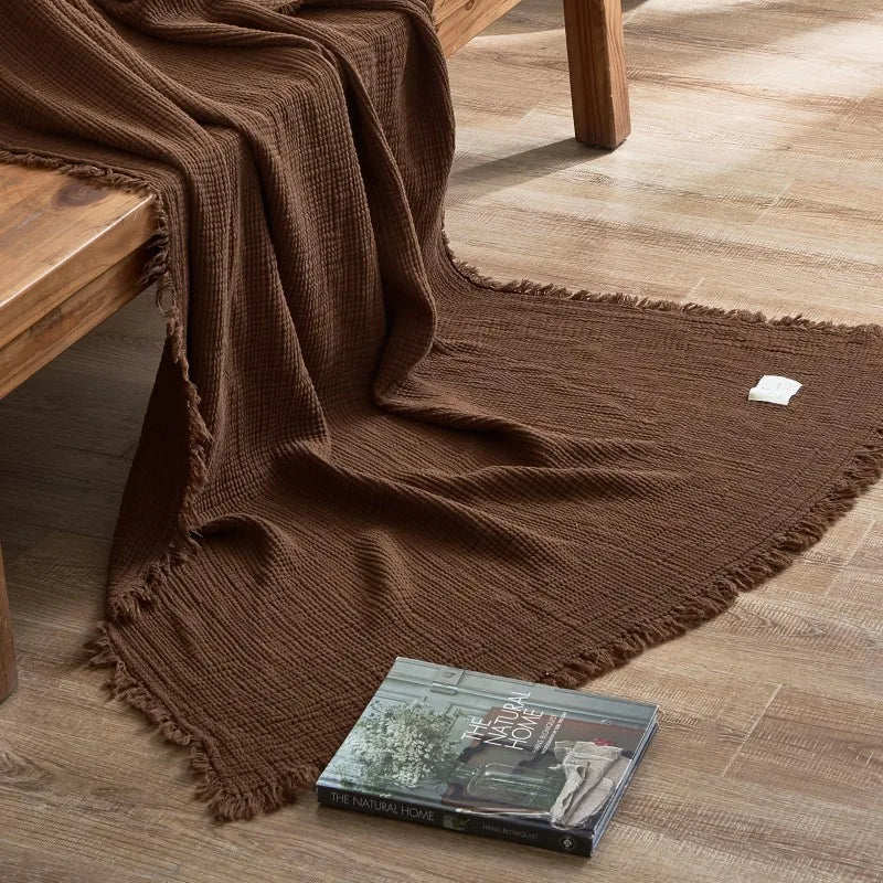 Cotton Gauze Throw Blanket
