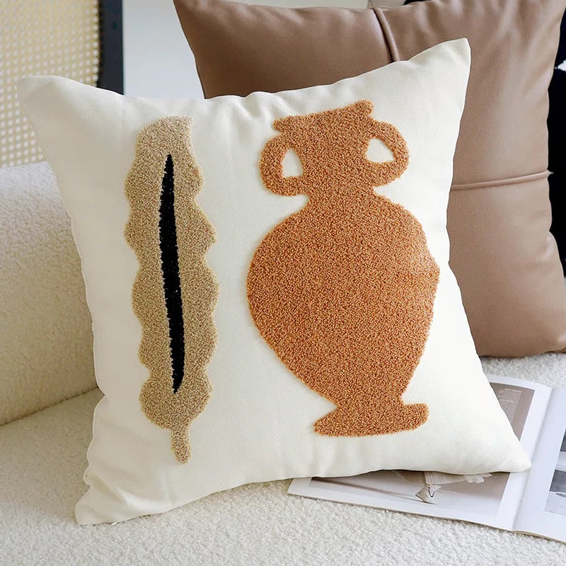 Vintage Nordic Throw Pillow Cover