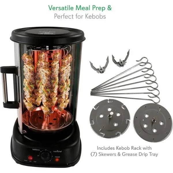 Countertop Vertical Rotisserie Oven