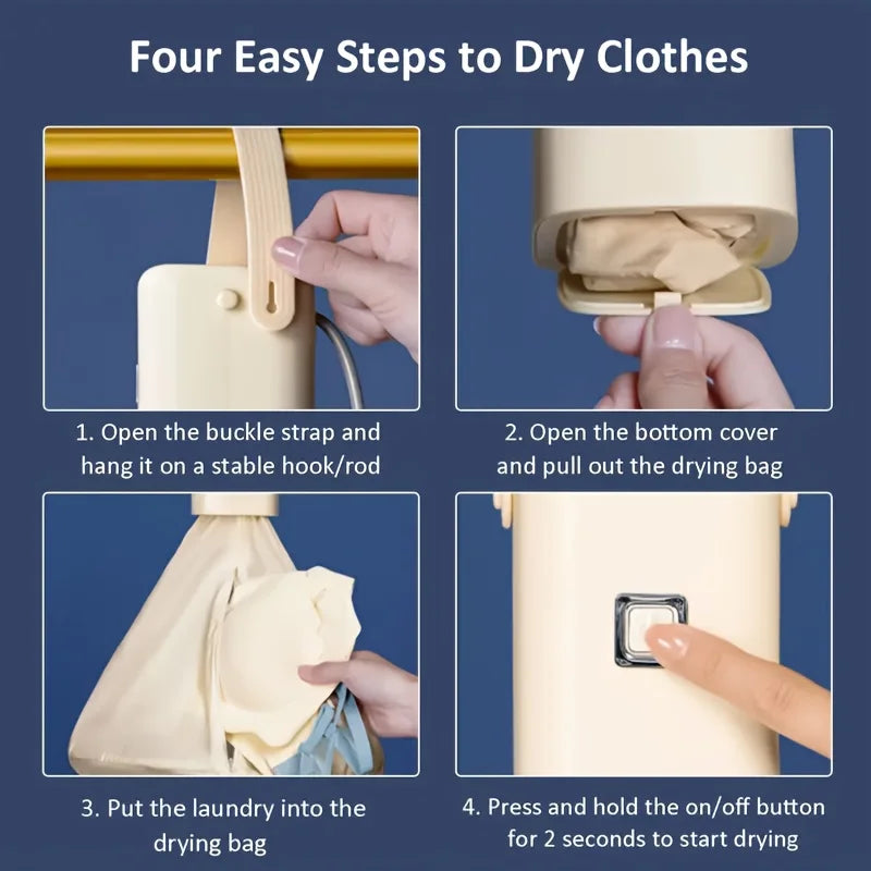 👕 Mini Portable Foldable Electric Dryer