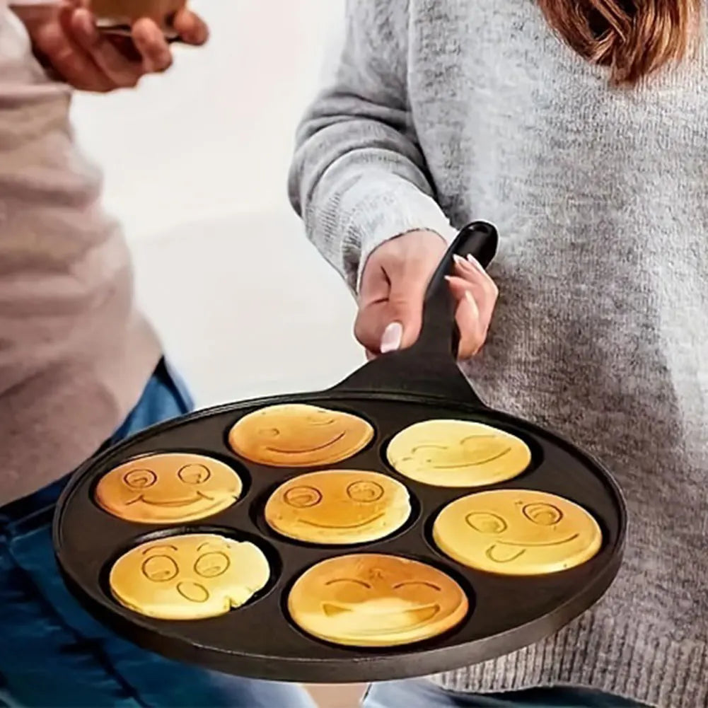 7/4 Cups Pancake Pan Egg Omelet Crepe Frying Pan Non-stick Griddle Pancake Maker Mini Pancakes Maker for Kids Breakfast