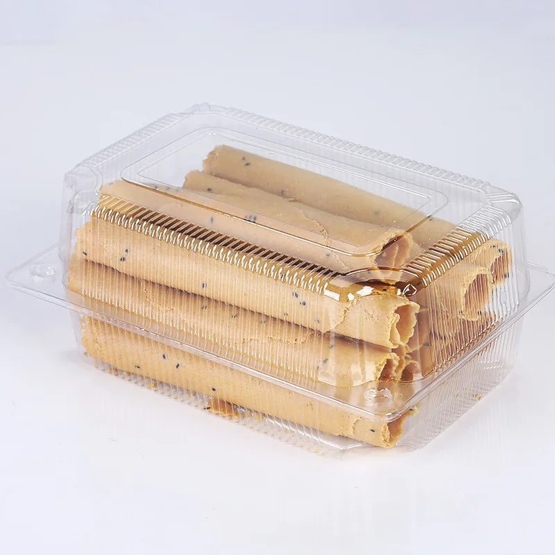 50-Pack Disposable Pastry Boxes - Super Bowl Dessert Containers for Cupcakes & Cookie Gifting